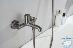 Смеситель для ванны Aquatek Европа AQ1349BGM (оружейная сталь)