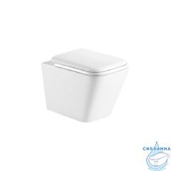 Унитаз подвесной безободковый Azario Teramo AZ-0052 с сиденьем быстросъемным Soft Close (микролифт)