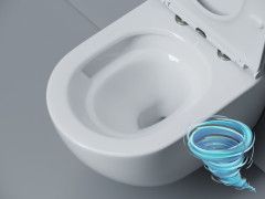 Унитаз подвесной безободковый Ceramicanova Alba CN11005T с сиденьем быстросъемным Soft Close (микролифт)