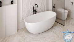 Ванна из искусственного камня ABBER Stein 170x75 AS9624-1.7