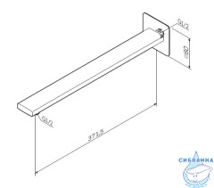Держатель верхнего душа Am.Pm F0500703 (хром)