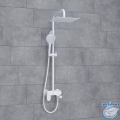 Душевая система Wasserkraft 250 1 режим A185.254.155.WM (белый матовый)