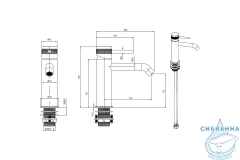 Смеситель для раковины Allen Priority 5.31A01-MG (графит)