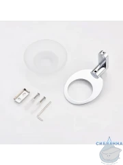 Мыльница Raglo R300.02 (хром/белый)