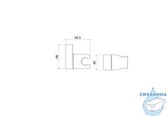 Держатель душа Aquatek AQ2406MB