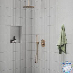 Встраиваемый смеситель для ванны Ravak Espirit X070358 (розовое золото)