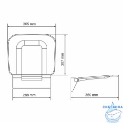 Сиденье для душа Wasserkraft SS404