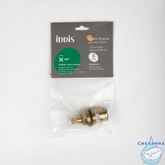 Кран-букса керамическая, 180°, 20 зубцов, G 1/2", M24, h=46 мм, IDDIS, 998CR461SM