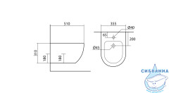 Биде подвесное Aquatek Европа AQ1016-00 (без сиденья)