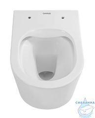 Унитаз подвесной безободковый Charus Infinito Rimless EWC700-130W с сиденьем Soft Close (микролифт)
