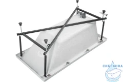 Акриловая ванна Aquanet Aura 170x75 с каркасом