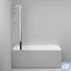 Шторка для ванны Am.Pm Gem W90BS-D3W5-140CT 80х140