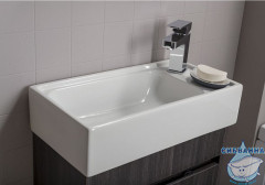 Тумба Aquanet Лидс 50 эвкалипт мистери с раковиной 7045-KL 50 183170