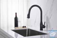 Смеситель для кухни Timo Saona 2336/03FL (черный матовый)