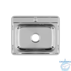 Мойка, нержавеющая сталь, полированная, 530*430, Basic, IDDIS, BAS53P0i77