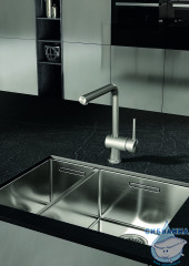 Смеситель для кухни Kludi L Steel 45803F877 (нержавеющая сталь)