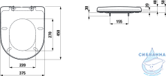 Сиденье для унитаза Laufen Pro 8.9395.5.300.000.1 быстросъёмное