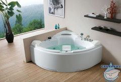 Акриловая ванна Gemy G9082 O 152х152 с гидромассажем
