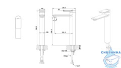 Смеситель для раковины Bravat Eddie F1369402BW-A9-ENG (черный матовый)