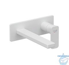 Смеситель для раковины встраиваемый  Kludi Renon 422445375 (белый матовый)