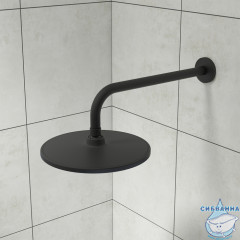 Верхний душ Iddis Optima Home 23 см OPH22BRi64  (черный матовый)