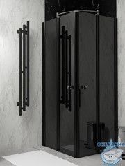 Полотенцесушитель электрический Indigo Sky PRO (с таймером) 17х150 черный муар (с возможностью скрытого подключения, подключение R)