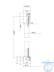 Душевой шланг Milardo 160 см 180P16BM19 (черный матовый)