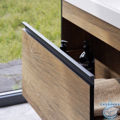 Тумба Aqwella Urban 60 дуб балтийский с раковиной Фест 60