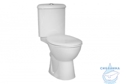Унитаз напольный угловой Vitra Arkitekt 9754B003-7201 с бачком и сиденьем Soft Close (микролифт)