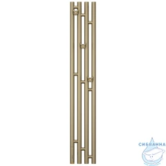 Полотенцесушитель электрический Сунержа Кантата 120 (с возможностью скрытого подключения слева) (золотой шёлк)