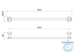 Полотенцедержатель Aquatek Классик AQ4514CR 