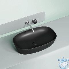  Раковина на столешницу 60 см Ceramicanova Element CN6049MB (черный матовый)
