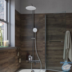 Смеситель для ванны с верхним душем, Shelfy, IDDIS, SHESB3Bi06