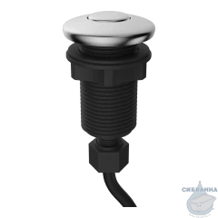 Пневматическая кнопка для измельчителя Omoikiri SW-01-BN 4996039 (нержавеющая сталь)