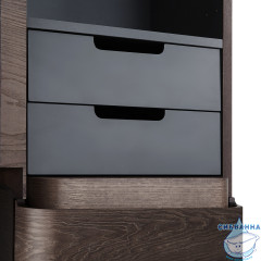 Шкаф пенал Am.Pm Sensation 40 табачный дуб