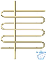 Полотенцесушитель электрический Сунержа Эпатаж L 60х80 (с возможностью скрытого подключения, подключение (золото)