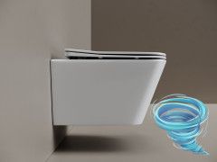 Унитаз подвесной безободковый Ceramicanova Miro CN11003T с сиденьем быстросъемным Soft Close (микролифт)