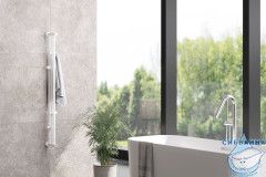 Полотенцесушитель электрический Сунержа Хорда 125 (с возможностью скрытого подключения) (белый матовый)