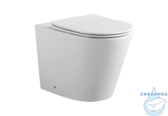 Унитаз приставной Aquatek Вега AQ1906-00 с сиденьем Soft Close (микролифт)