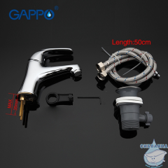 Смеситель для раковины Gappo G1035 (хром)