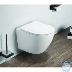 Унитаз подвесной безободковый Azario Grado AZ-0046N (с сиденьем Soft Close (микролифт) )