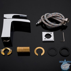 Смеситель для раковины Gappo G1007-20 (без донного клапана) (хром)