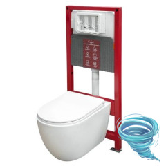 Инсталляци Calypso Beta с унитазом Calypso CS46UQ-OKS c сиденьем Soft close (микролифт) B46UQ-OKS-SET