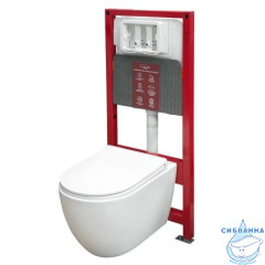 Инсталляци Calypso Beta с унитазом Calypso CS46UQ-OKS c сиденьем Soft close (микролифт) B46UQ-OKS-SET