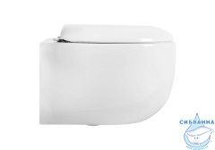 Унитаз подвесной безободковый Aquatek Альтаир AQ1980-00 с сиденьем Soft Close (микролифт)