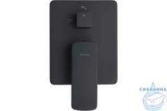 Встраиваемый смеситель для ванны Allen Brau Infinity 265462 (черный матовый)