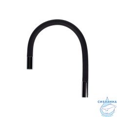 Излив для смесителя, кухня, гибкий, силикон, 540 мм, черный, IDDIS, 995FB54B5SM