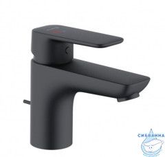 Смеситель для раковины Kludi Pure&Style 403883975 (черный матовый)