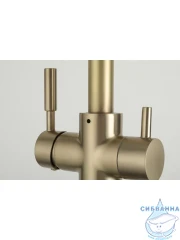 Смеситель кухни Frap F4352-3 (золотой сатин)