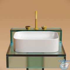  Раковина на столешницу 51 см Ceramicanova Element CN6052MW (белый матовый)